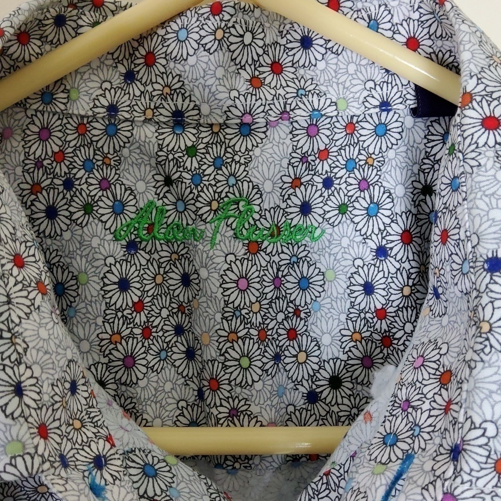 Alan Flusser multicolored shirt size L - Picture 2 of 4